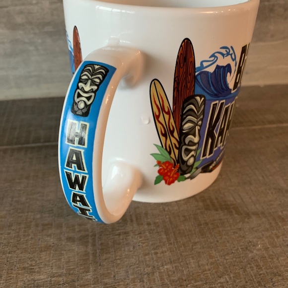 BIG KAHUNA Hawaii 20 oz Coffee Cup Mug, The Islander Group, Tiki - Picture 3 of 5